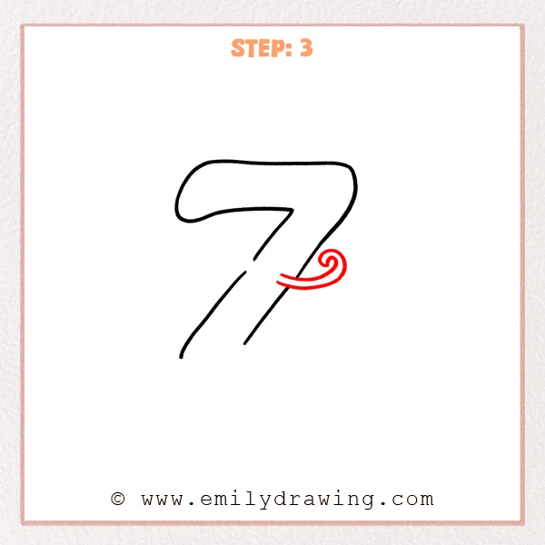 how to draw a fancy letter z - A fancy letter Z gains style as a curled right-side flourish is added, with a matching parallel line to keep the stroke thickness consistent.